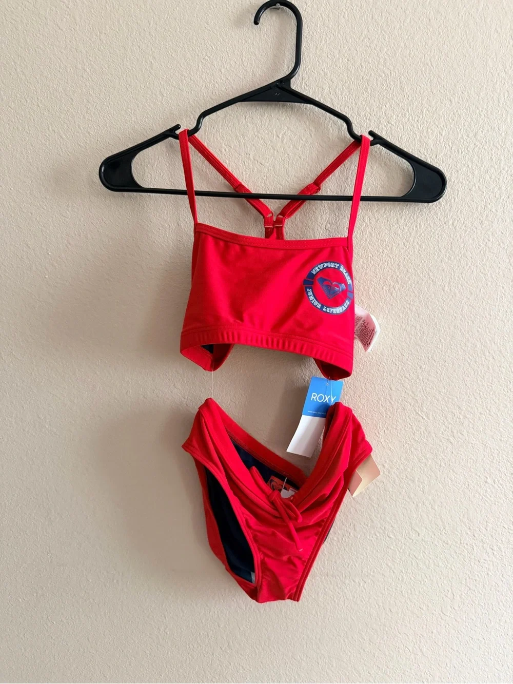 Roxy Girl Criss Cross Bathing Suit Set Newport Beach League